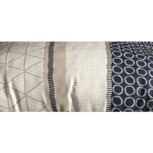 Parure Housse De Couette 3pcs 100% coton 57fils Nairobi