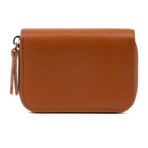 Balocco cartera tarjetero mujer. Piel auténtica Dollaro.