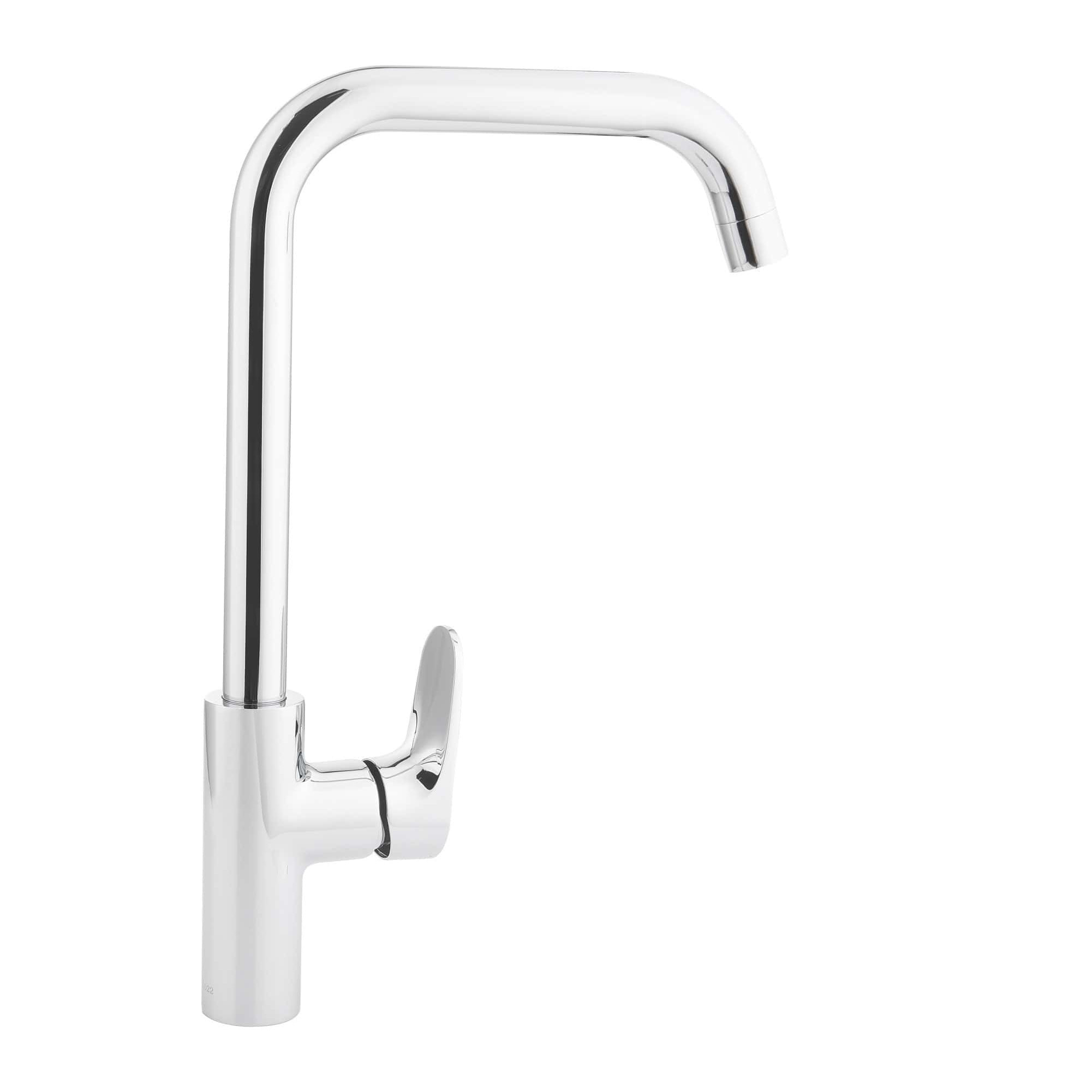 Dark mitigeur de lavabo avec bec pivotant, chrome (SATBSDA280LCR)
