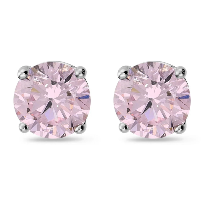 Orecchini Punto Luce in Argento 925 con Cubic Zirconia Champagne