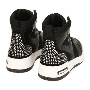 Sneakers nere, zeppa 4 cm