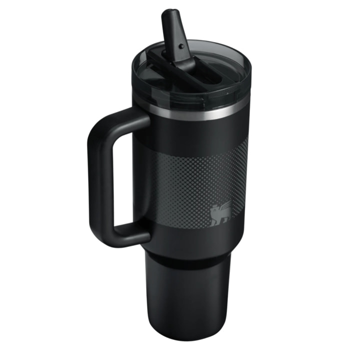 Botella de agua Isotermica - 1,18L - QUENCHER® PROTOUR FLIP STRAW TUMBLER - Black Fade