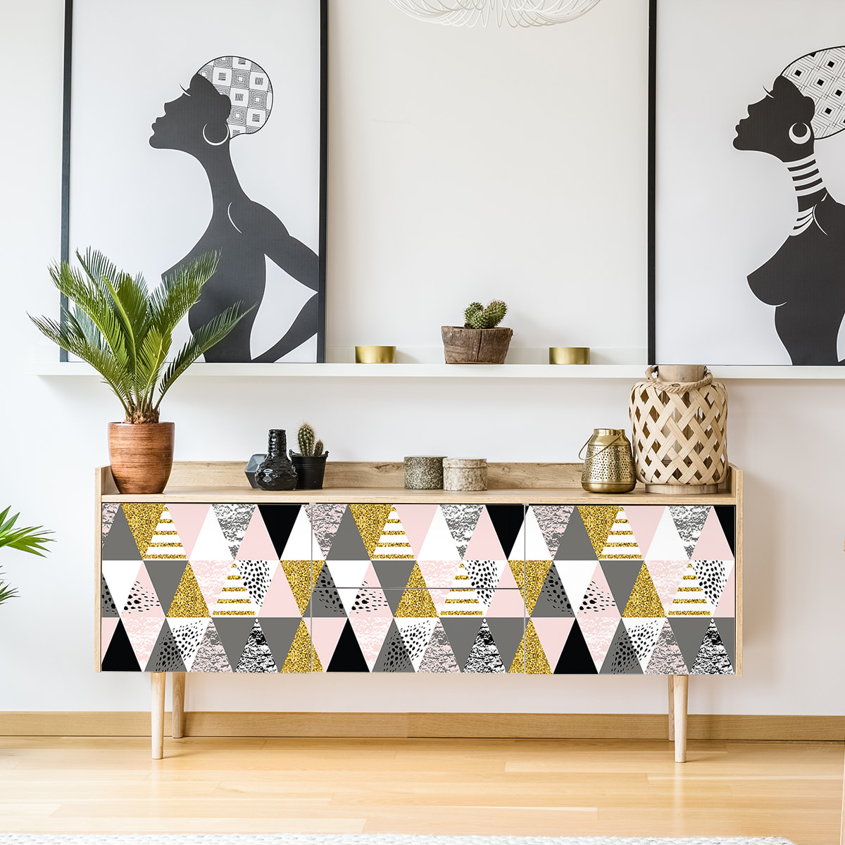 Sticker meuble scandinave ora 40 x 60 cm