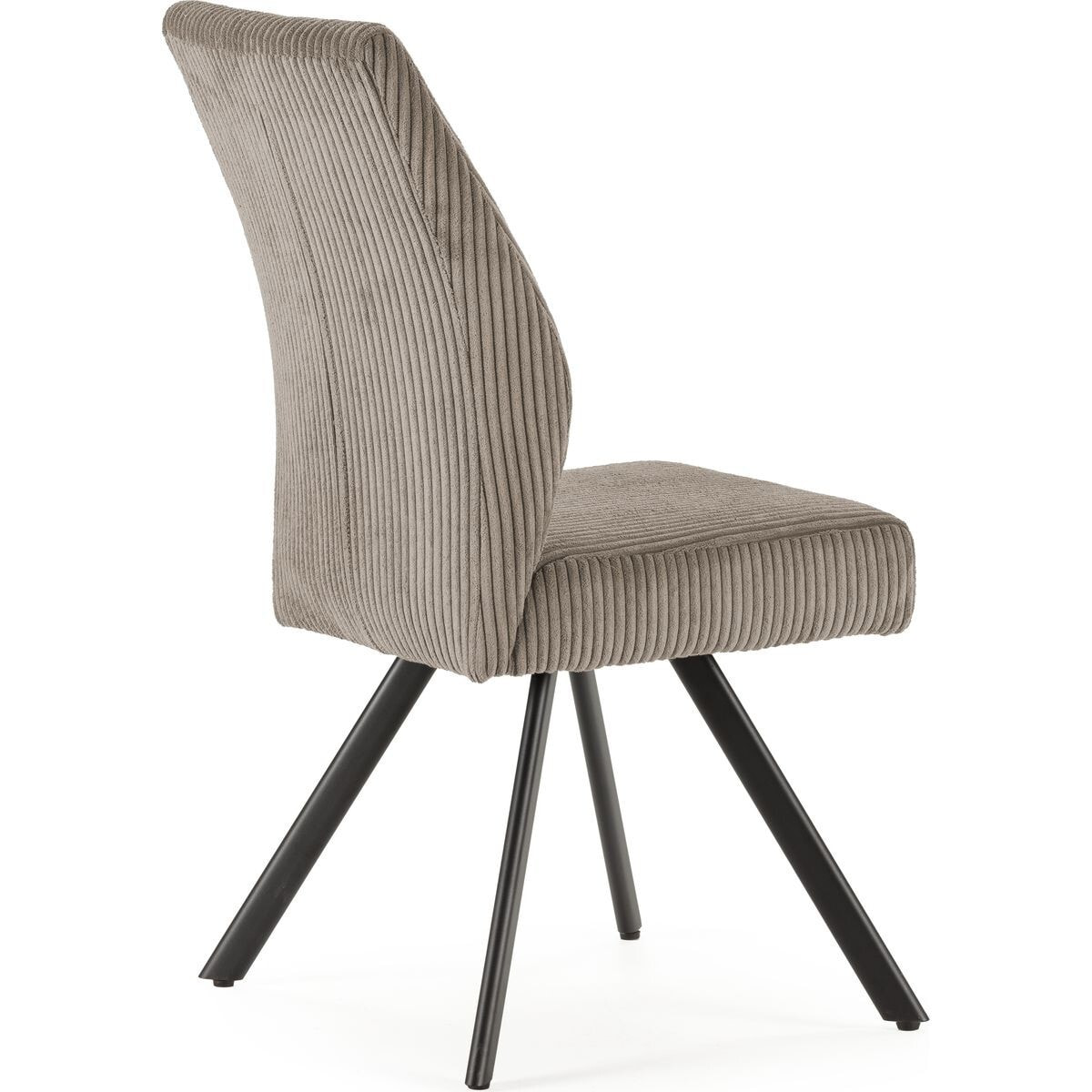 Lot de 2 chaises en velours côtelé - LAGOM