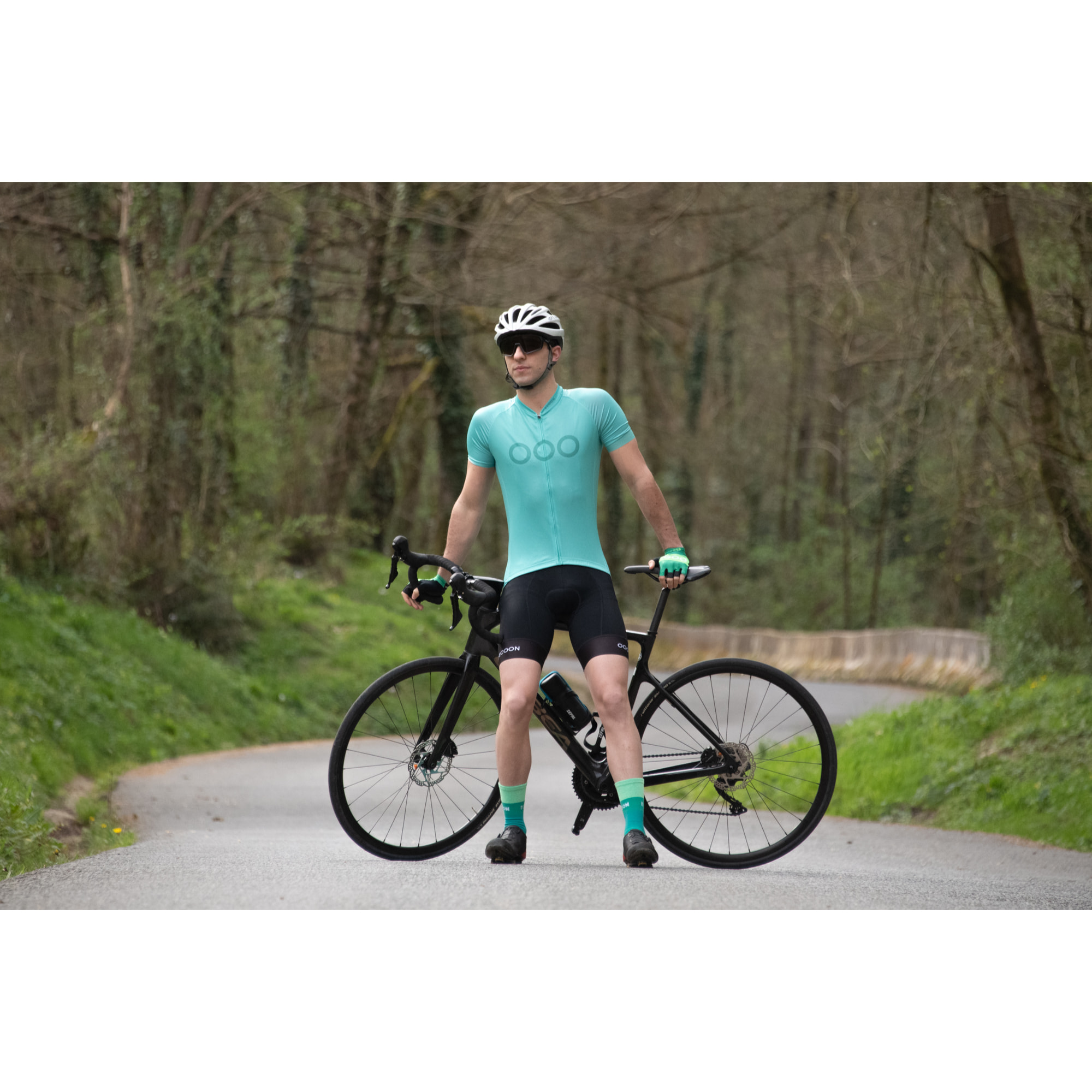 Maillot de manga corta ECOON modelo Galibier Men en color Turquesa