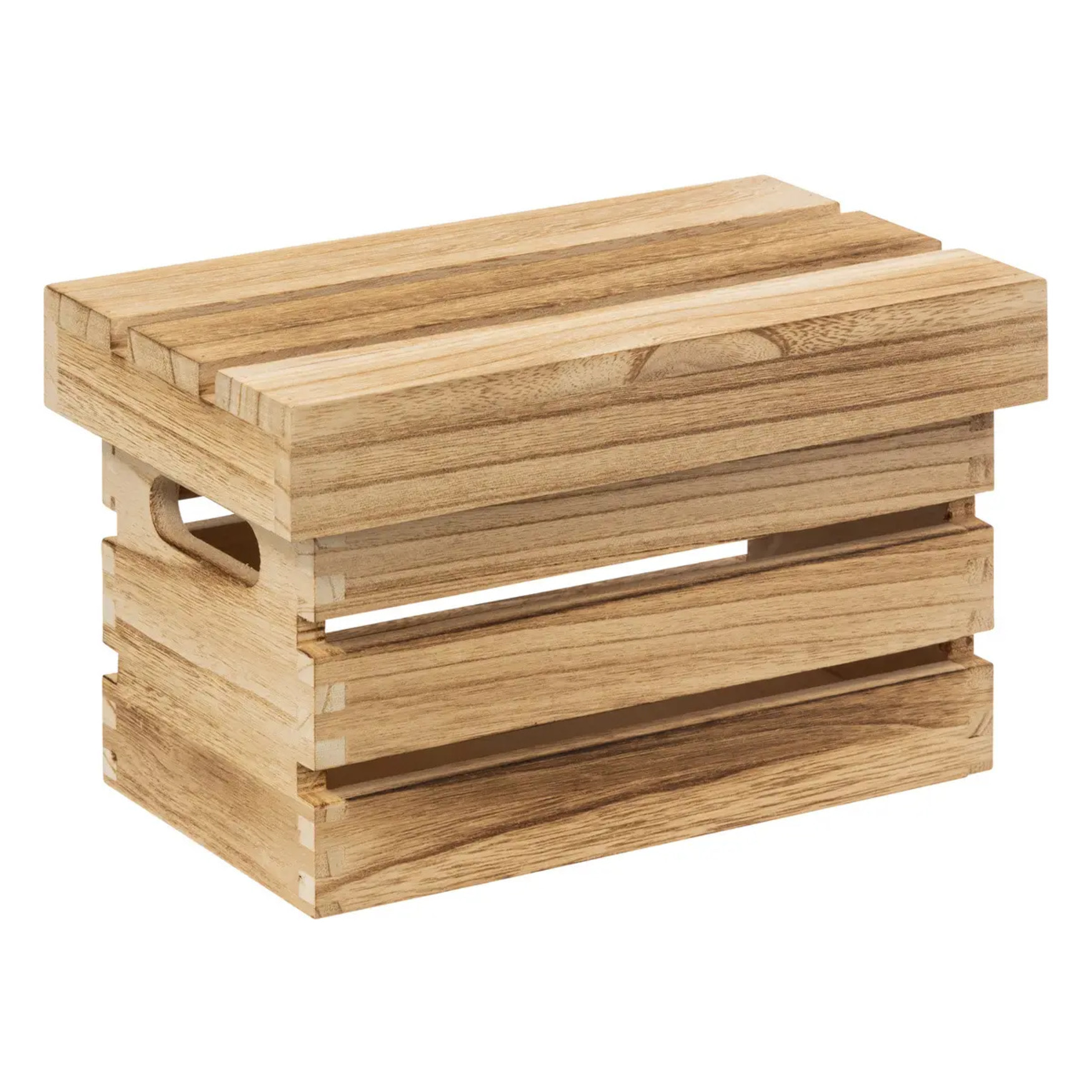 3 boîtes de rangement cagette en bois