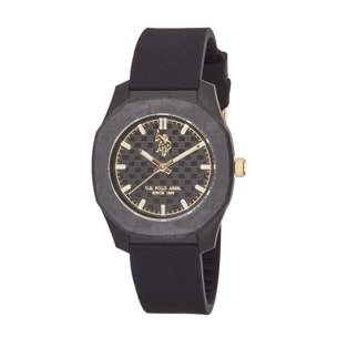 Orologio U.S. Polo Assn. in resina nera