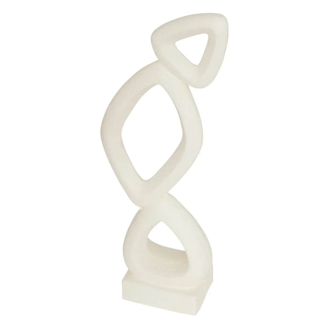 Déco à poser Wonj blanc 26x13,3cm