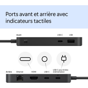 Station d'accueil MICROSOFT Surface USB4 Dock