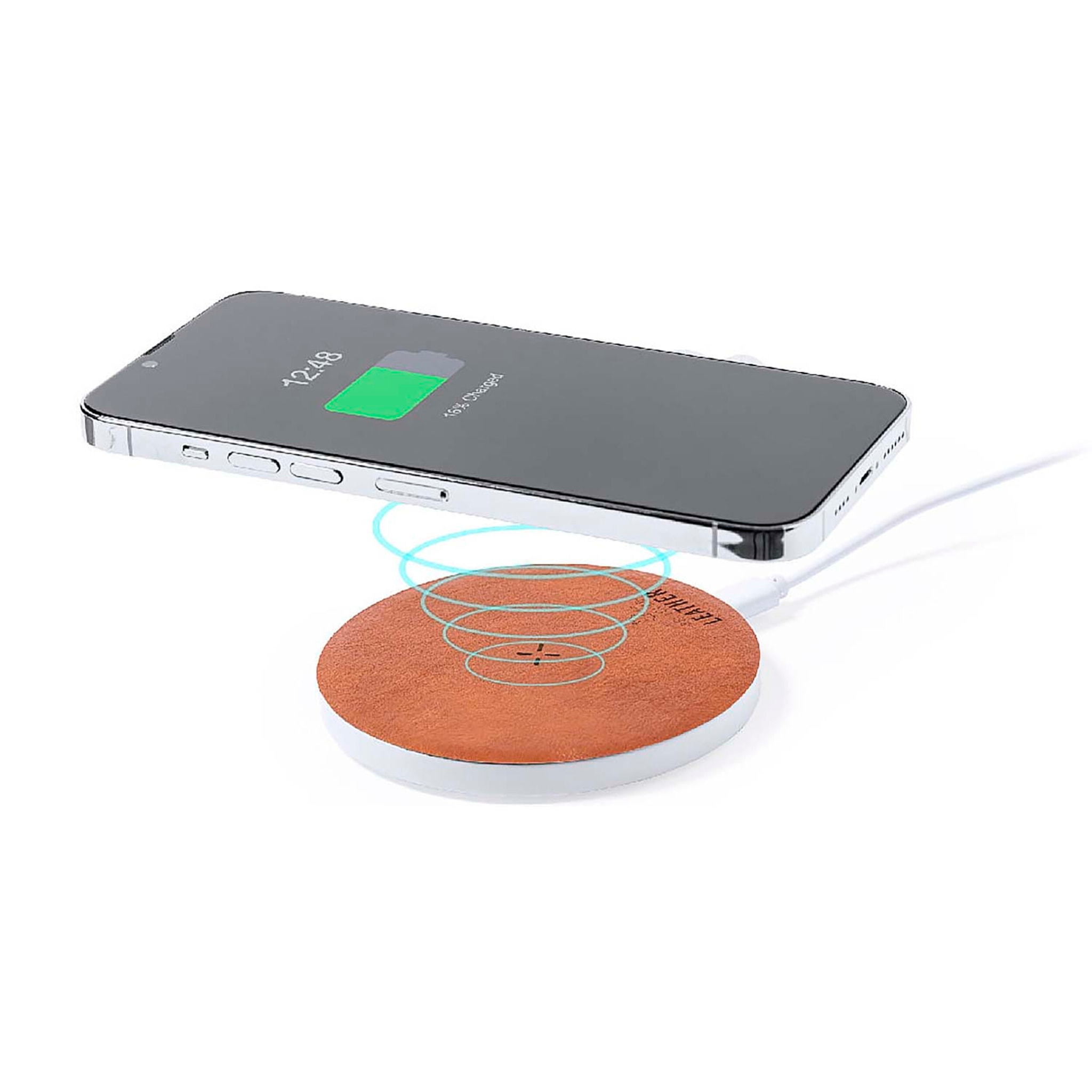Cargador Inalámbrico RABS y cuero 15W carga rápida