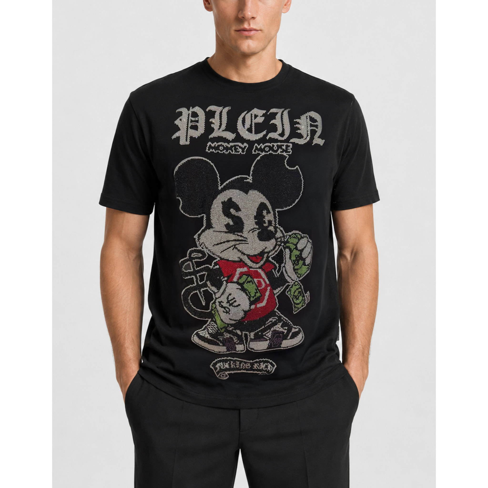 PHILIPP PLEIN T-shirt girocollo a maniche corte MONEY