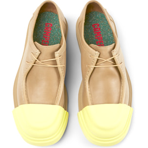 Zapatos de cordones - CAMPER Junction - Beige - Piel de ante