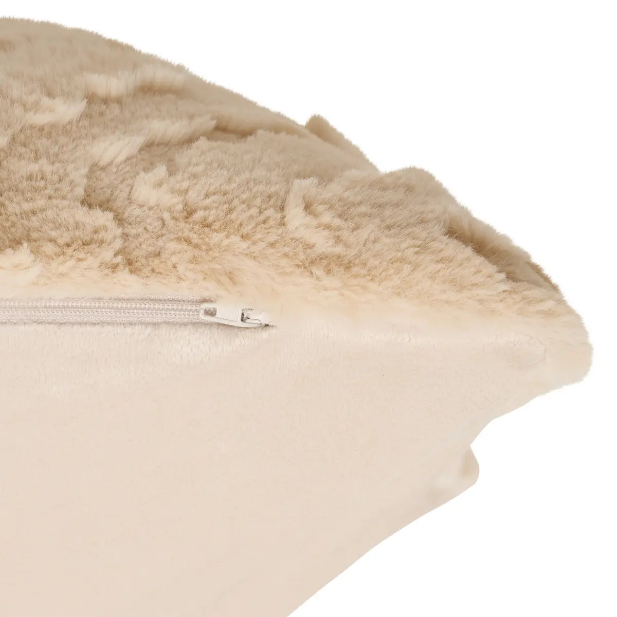 Coussin Nalia rectangulaire 50x80cm beige