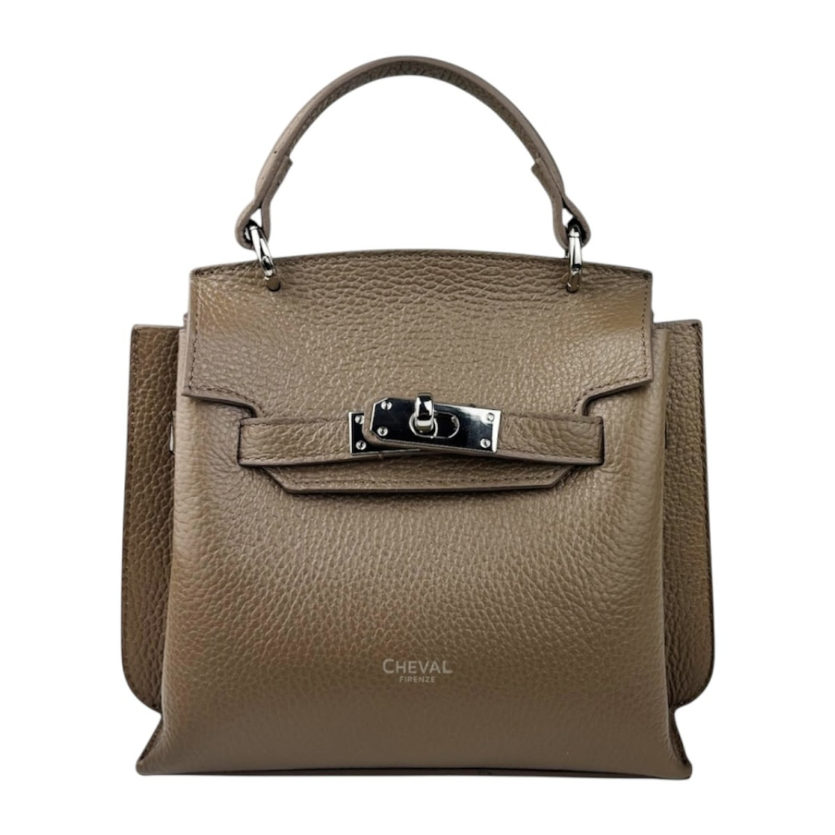 Bolso de mano Cheval Firenze Tara Gris Pardo Oscuro