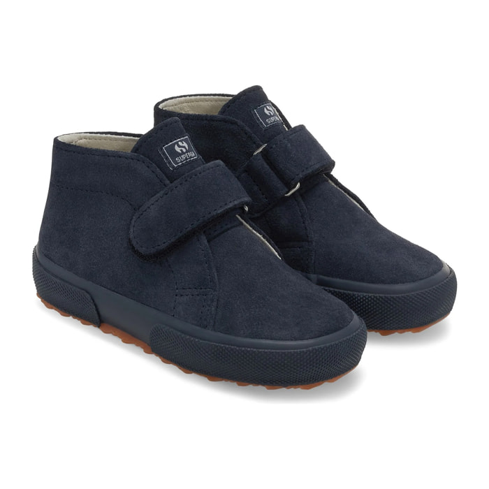 Stivaletti Superga Bambino Blu 2173 Kids Strap Suede