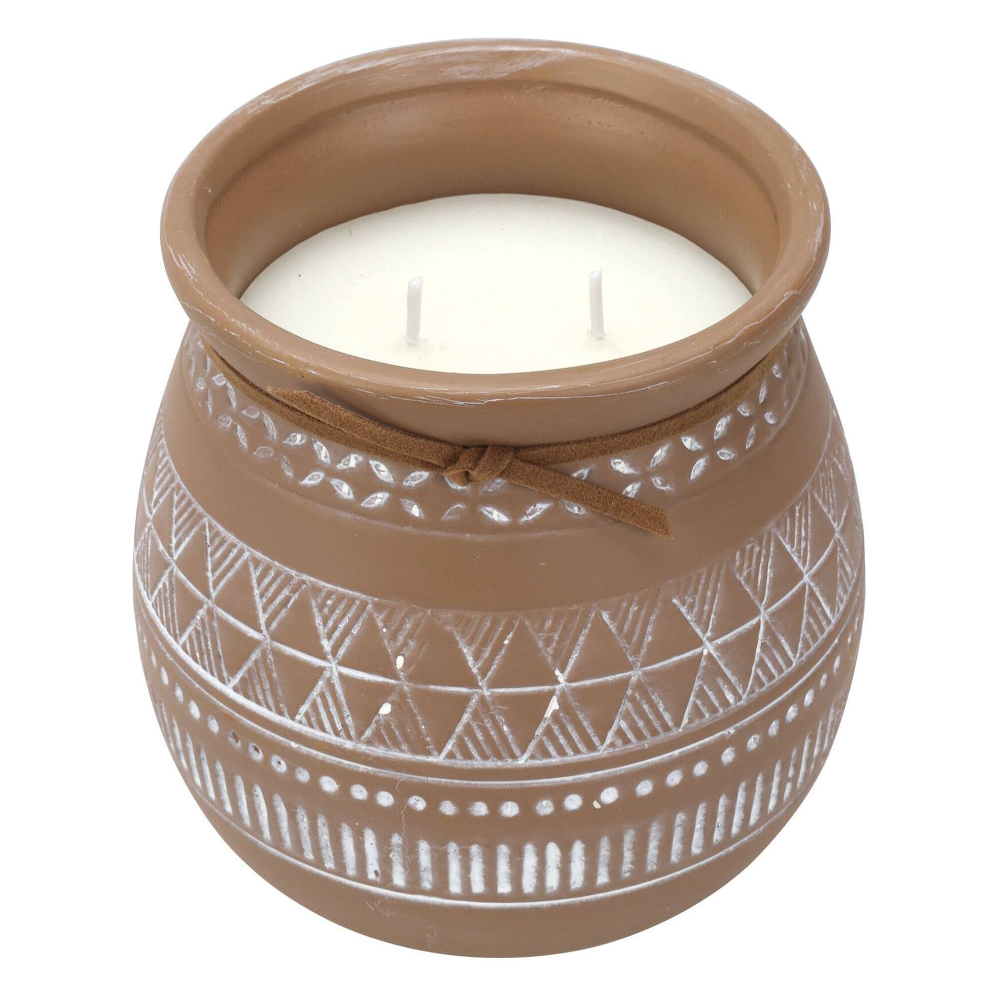 Well home vela aromática envase de cemento ø13x13cm