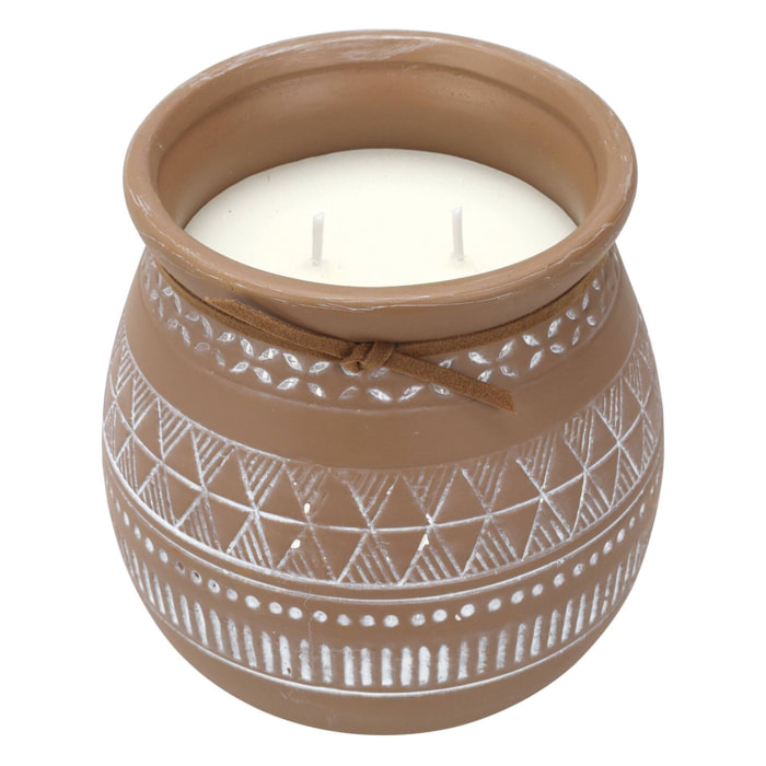 Well home vela aromática envase de cemento ø13x13cm