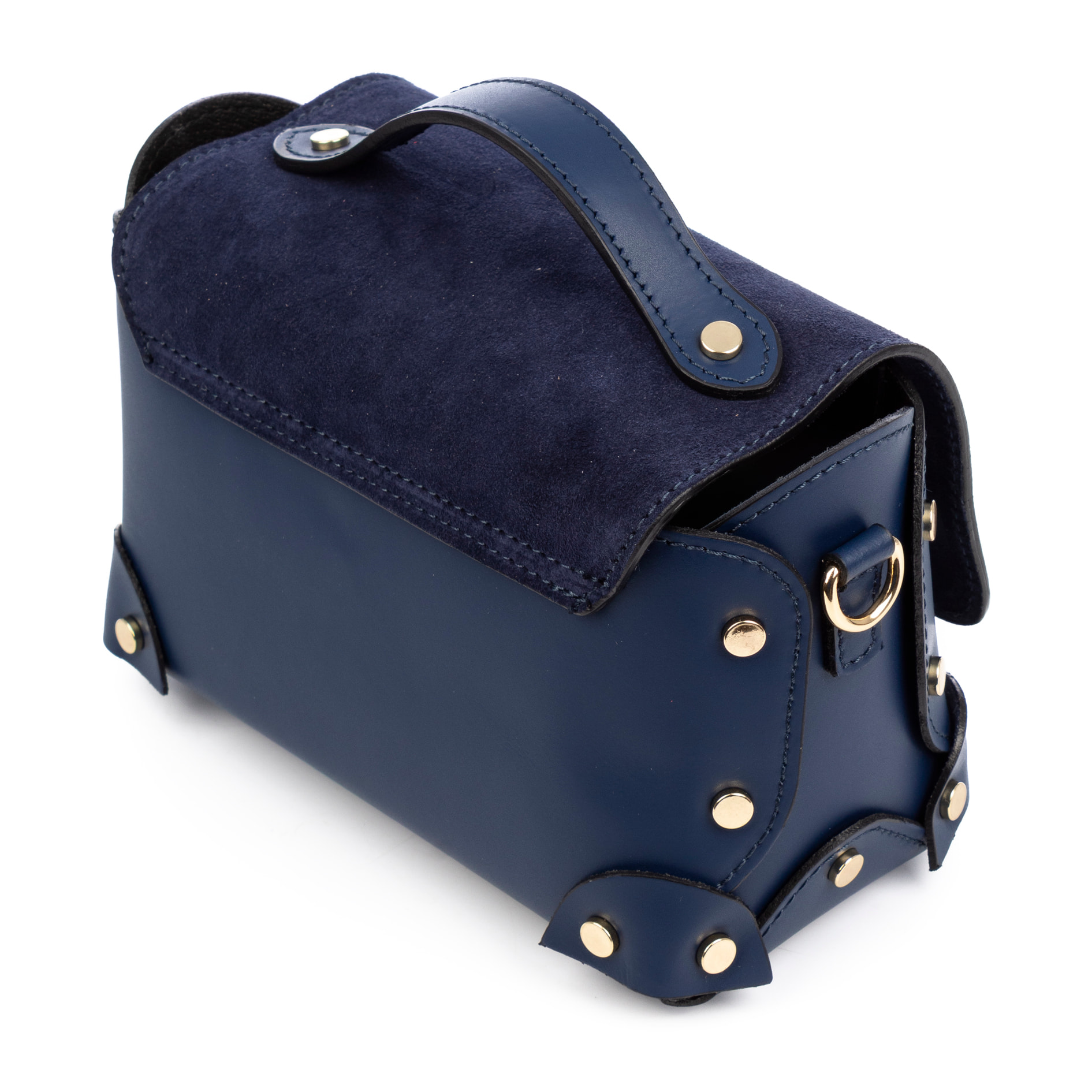 Bellinzago Borsa a tracolla Donna. Pelle autentica Scamosciata e Ruga.