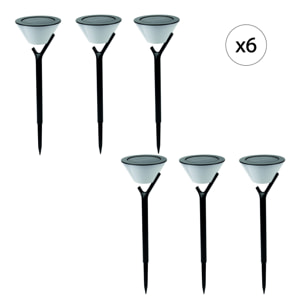 EZIlight® Solar peaky cup - Pack de 6 lampes