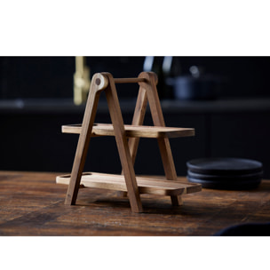 Ensemble de service en acacia