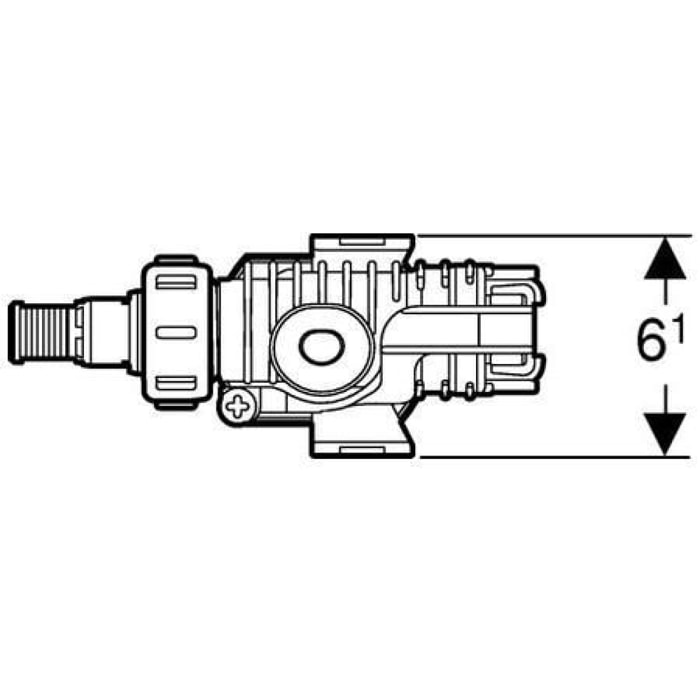 Robinet flotteur UNIFILL pour réservoir encastré (240.705.00.1)