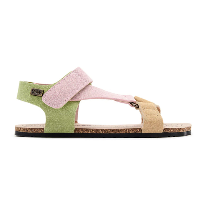 Sandalias Abiertas Barefoot Goflex en Multicolor