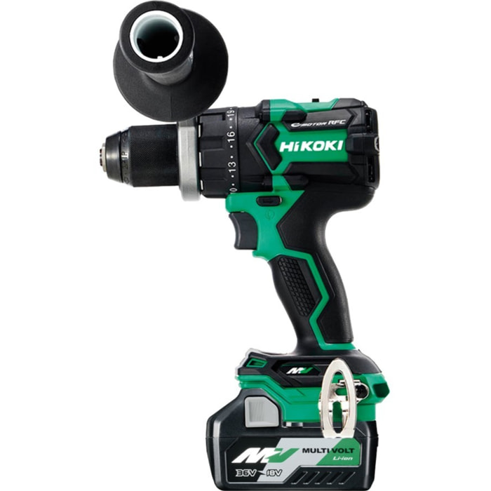 Perceuse visseuse HIKOKI 36V + 2 batteries 2.5Ah - 155 Nm Multivolt - DS36DCWRZ