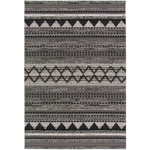 Tappeto Outdoor Grigio Nero