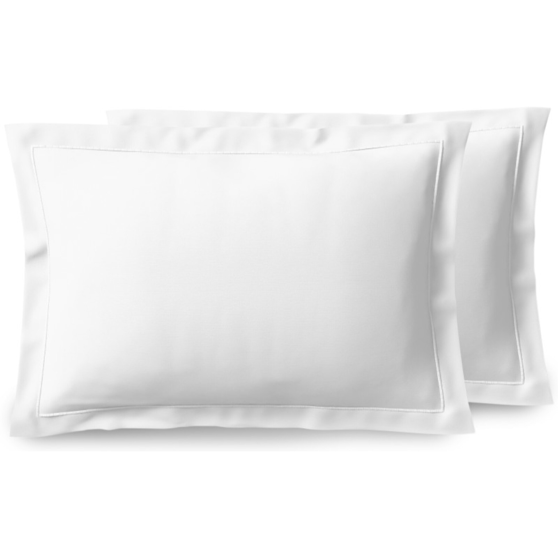 Taie d'oreiller percale de coton peigné "Julian" toutes dimensions Coton Pur