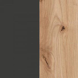 Cómoda Luke Gris Antracita - Roble Nodi