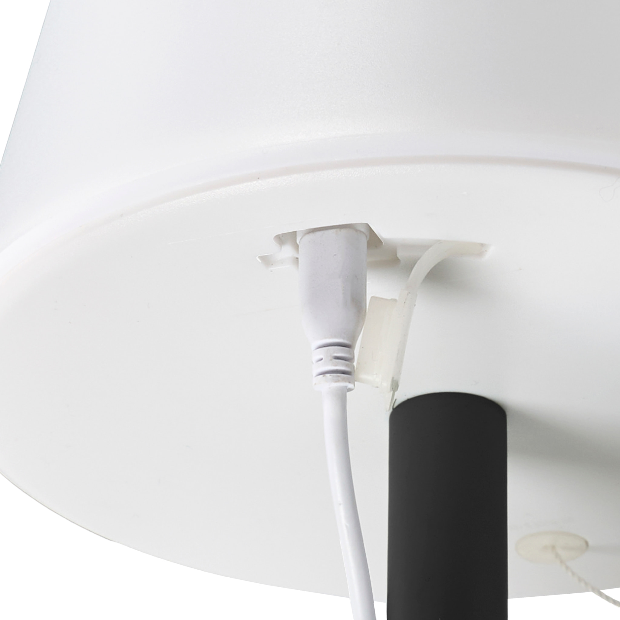 Lampe De Table Gris Rechargeable Ip44 H30cm