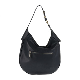 Borsa a spalla da donna Made in Italy - Modello Celeste Lux - 100% pelle - 33.0 x 25.5 x 12.0 cm