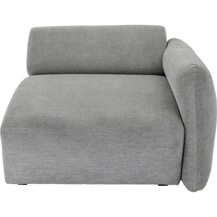 Assise d'angle canapé Lucca gris Kare Design