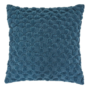 Coussin Nova bleu egéen 40x40cm