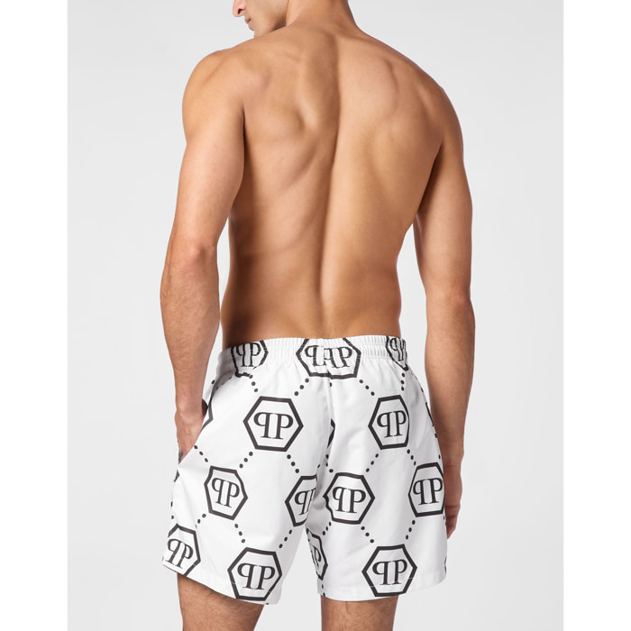 PHILIPP PLEIN Swim Trunks MONOGRAM