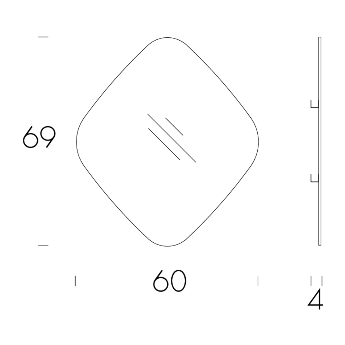 SPECCHIO DIAMOND - SPECCHIO BRONZE