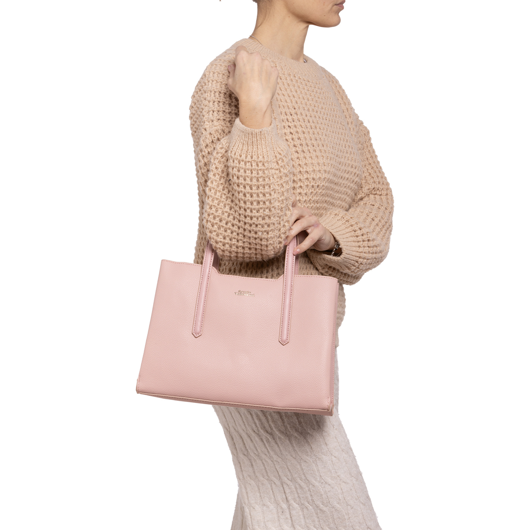 Borsa a mano  da donna ecopelle Prodotto Vegano 23x32x11 cm