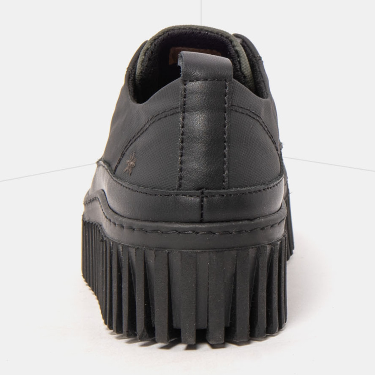 Zapatos 1518A RUBBER NYLON BLACK-KAKI/BRIGHTON color Black-kaki