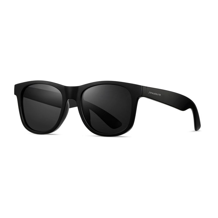 Gafas de sol PALO ALTO WINDSURF - Negro mate / Polarizada ahumada