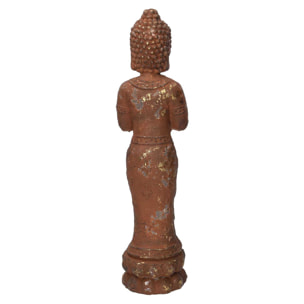 Buddha in resina bronzo cm13x12h51