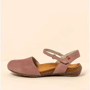 Sandalias N412 NOBUCK LAVADO MALVA / WAKATAUA color Malva