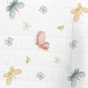 Cool Kids - Colcha Bouti Estampada - Reversible - Infantil - 100% Algodón - Cuna - Lorian