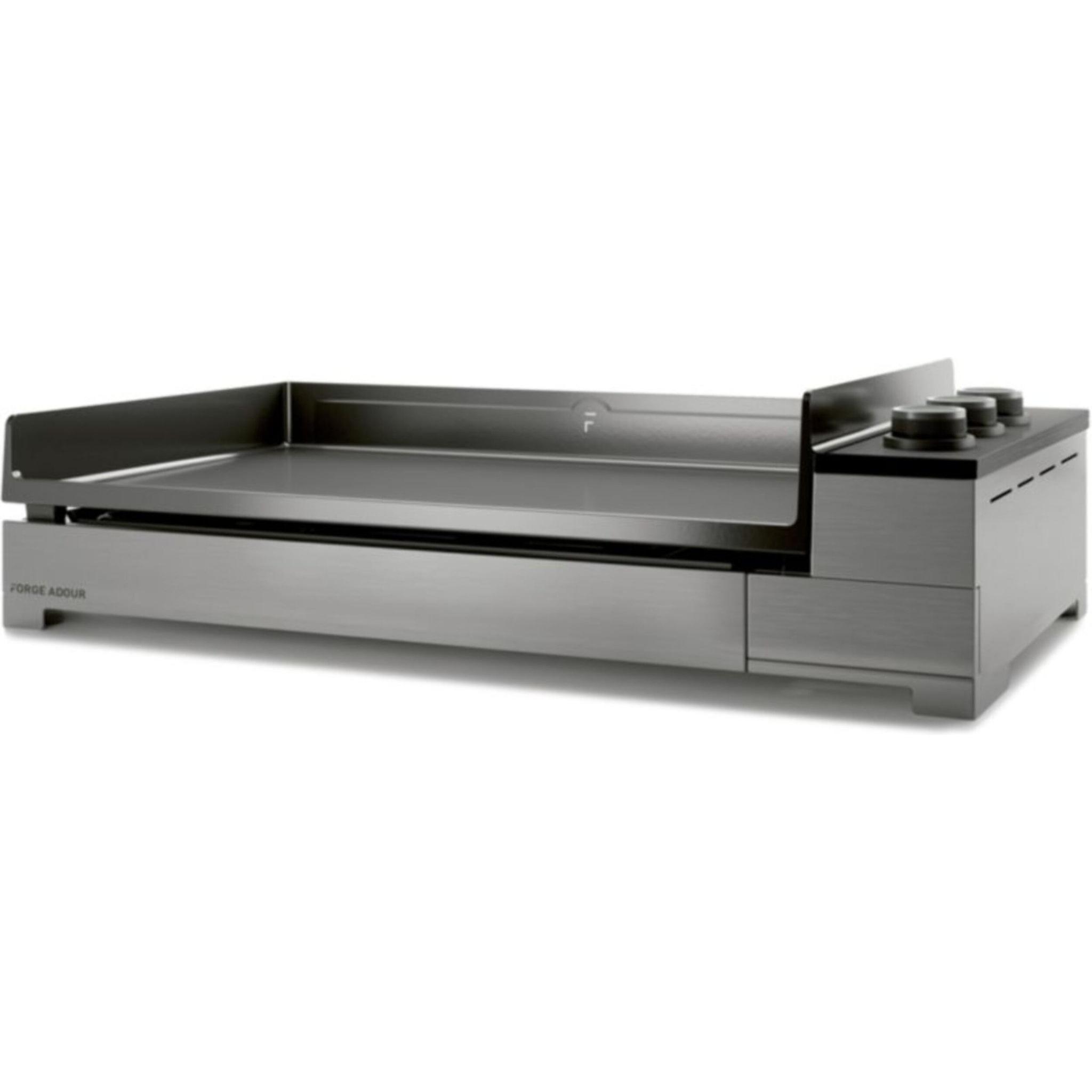 Plancha gaz FORGE ADOUR Premium 75 Inox 3 brûleurs à poser 75.5x41 cm