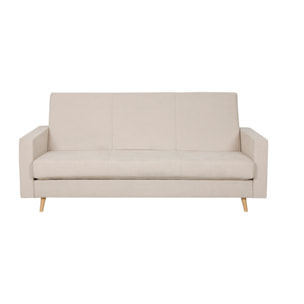 Canapé Clic Clac Premier Cru Beige, couchage directe 190 x 120