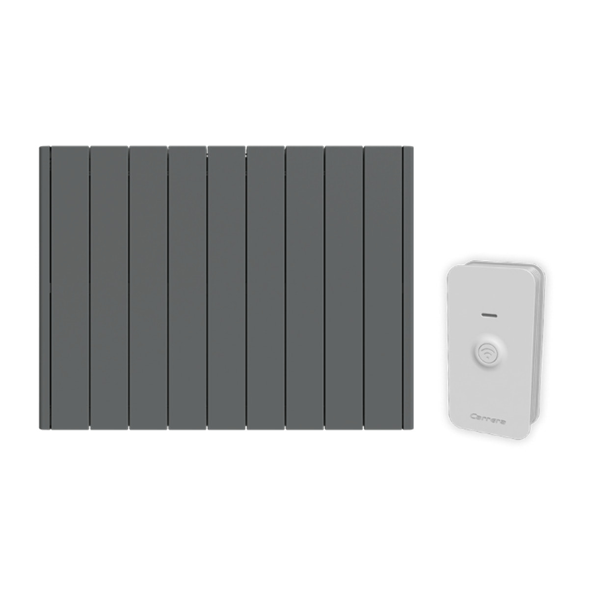 Radiateur électrique LCD céramique gris anthracite 2000W Connecté