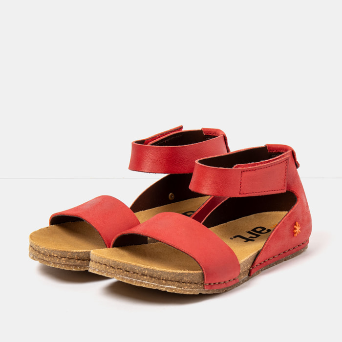 Sandalias 0382 ROMA RED/ CRETA color Red