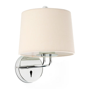 MONTREAL Lampe applique chrome/beig