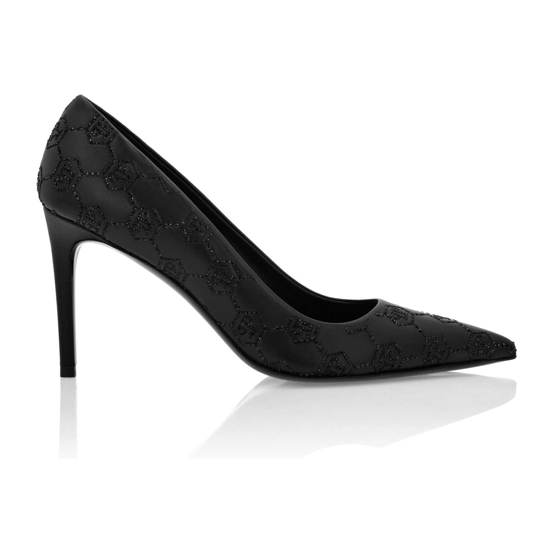 PHILIPP PLEIN Decollete Mid Heels MONOGRAM