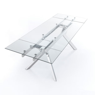 Tomasucci table extensible DAVEN Transparent.