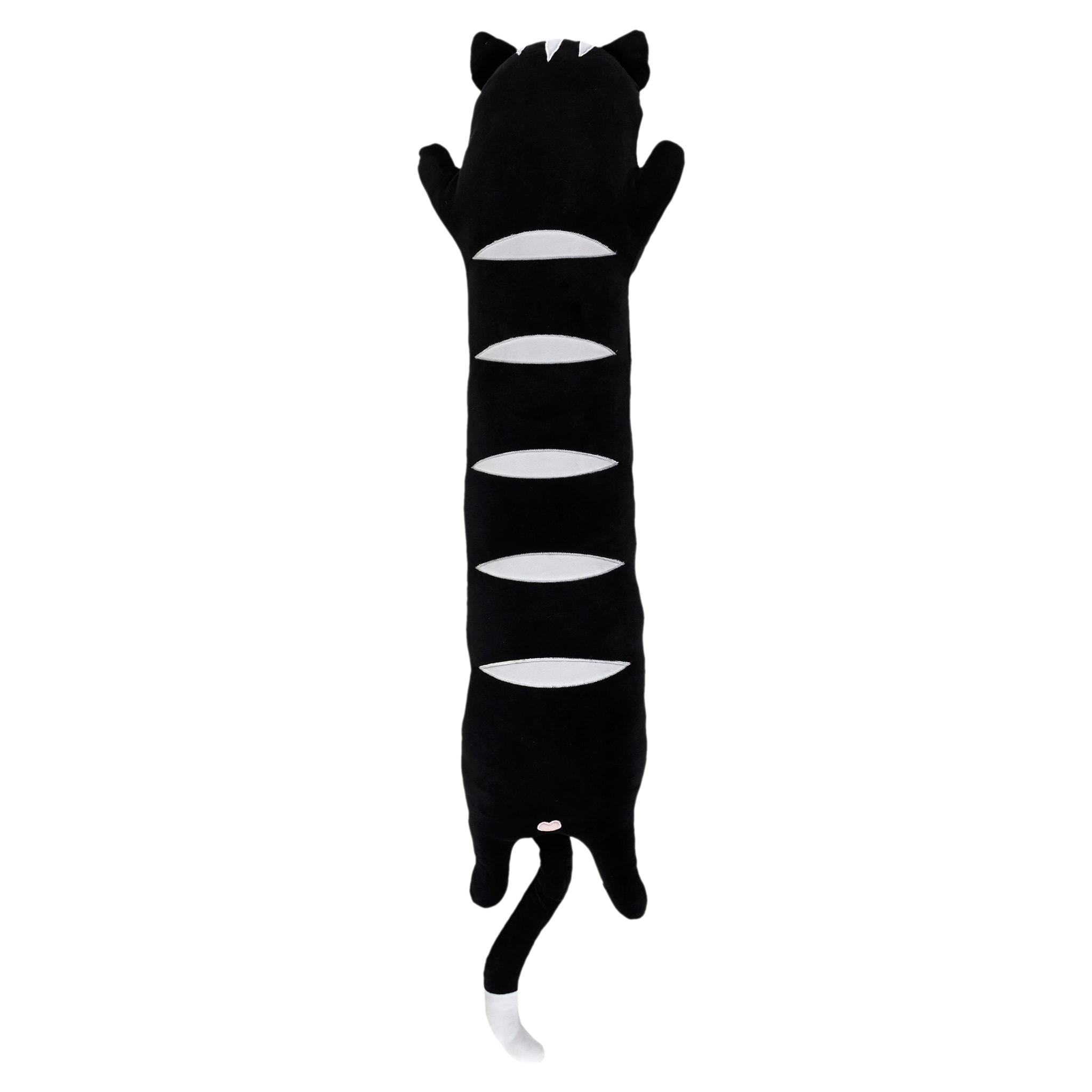PELUCHE ALLONGEE CHAT NOIR